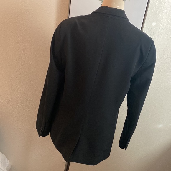 ICO Uniforms Double Button Black Suit Jacket - Picture 2 of 2